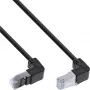 InLine cavo patch angolare alto/basso, S/FTP (PiMf), Cat.6, 250 MHz, PVC rame