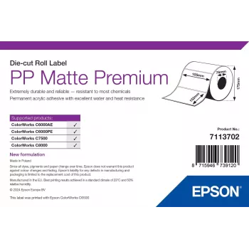 Epson 7113702 etichetta per stampante bianca etichetta adesiva per stampante