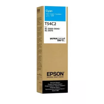Epson T54C Flacone d'inchiostro Cyan, 70 ml, originale (C13T54C220)