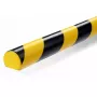 DURABLE S30R Profilo di protezione superfici, giallo/nero, autoadesivo, 1 m