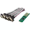 InLine 76660W adattatore seriale interno M.2 connettore maschio ASIX AX99100 4 Gbit/s