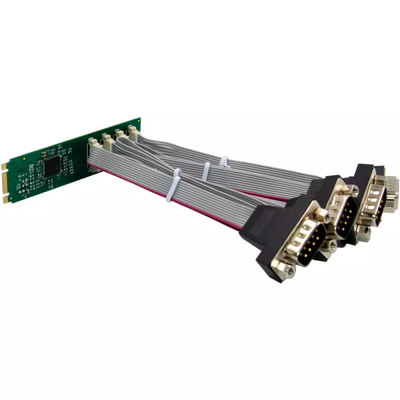 InLine 76660W adattatore seriale interno M.2 connettore maschio ASIX AX99100 4 Gbit/s