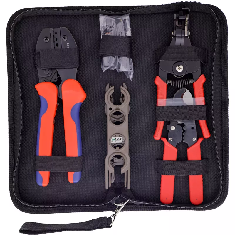 Attrezzo di montaggio InLine 94104 nero rosso connettori MC4 5 pezzi