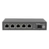 Switch di rete LevelOne GEP-0625 unmanaged 2.5G Ethernet (100/1000/2500) Power over Ethernet (PoE) nero