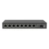 Switch di rete LevelOne GEP-0925 unmanaged 2.5G Ethernet (100/1000/2500) Power over Ethernet (PoE) nero