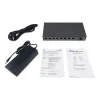 Switch di rete LevelOne GEP-0925 unmanaged 2.5G Ethernet (100/1000/2500) Power over Ethernet (PoE) nero