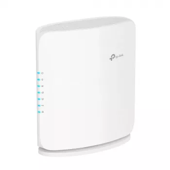 Router Wi-Fi TP‑Link Archer BE450 — Dual‑Band (2,4/5 GHz), Wi‑Fi 7, Multi‑Gigabit Ethernet, 5x LAN, USB, bianco
