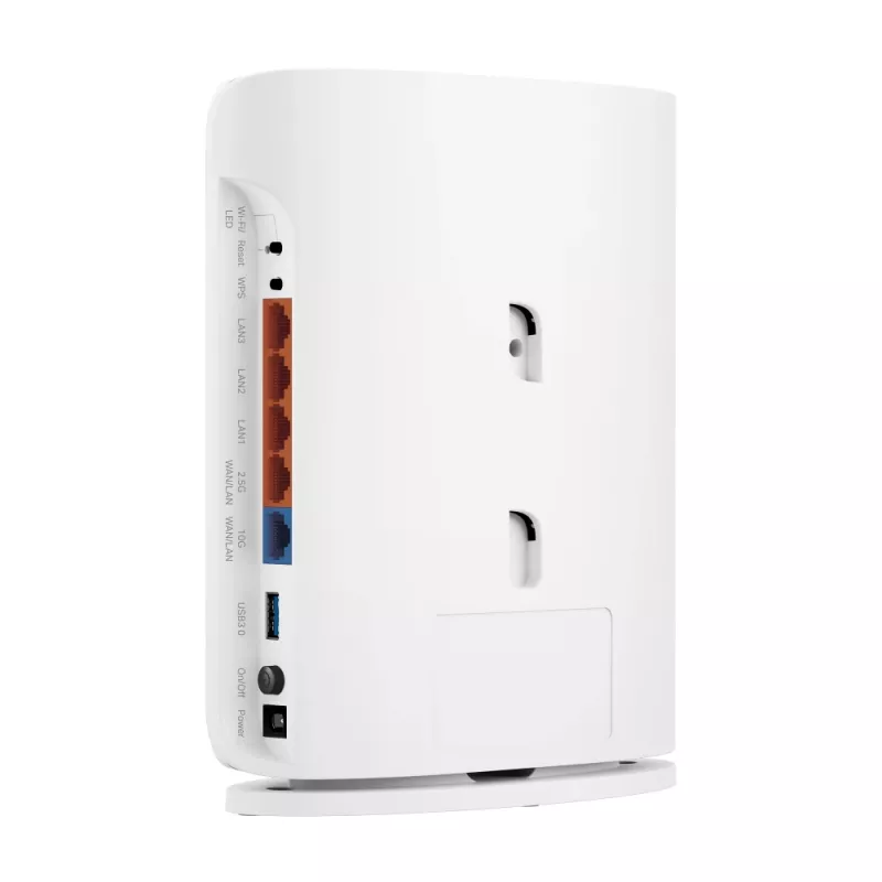 Router Wi-Fi TP‑Link Archer BE450 — Dual‑Band (2,4/5 GHz), Wi‑Fi 7, Multi‑Gigabit Ethernet, 5x LAN, USB, bianco