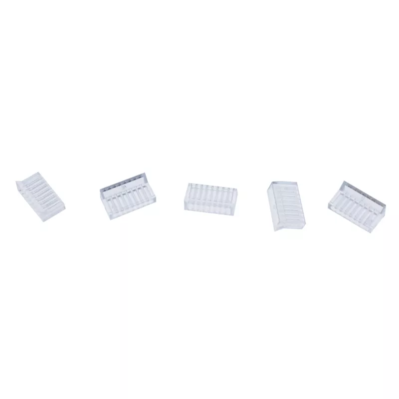 Connettore crimp InLine Cat.6A RJ45 schermato, 3 pezzi nero confezione da 100