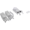 Connettore crimp InLine Cat.6A RJ45 schermato, 3 pezzi grigio confezione da 100