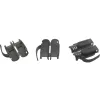 Connettore crimp InLine Cat.6A RJ45 schermato, 3 pezzi nero confezione da 10
