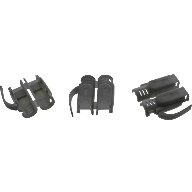 Connettore crimp InLine Cat.6A RJ45 schermato, 3 pezzi nero confezione da 10