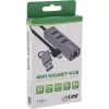 Hub di interfaccia InLine 33380S USB 3.2 Gen 1 (3.1 Gen 1) Type-A + Type-C 5000 Mbit/s grigio
