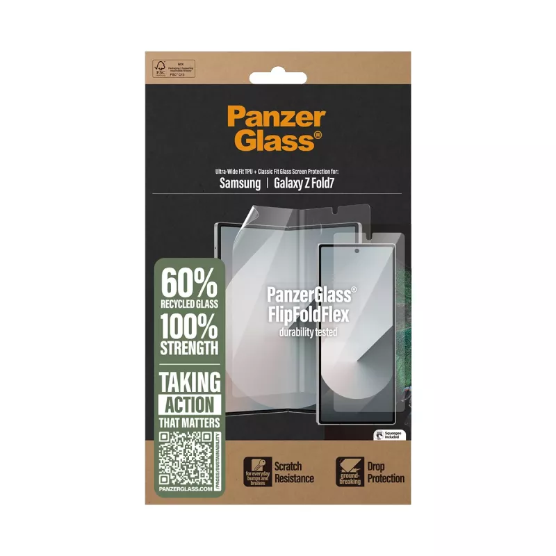 Protezione display PanzerGlass Samsung Galaxy Z Fold7 antigraffio antiurto