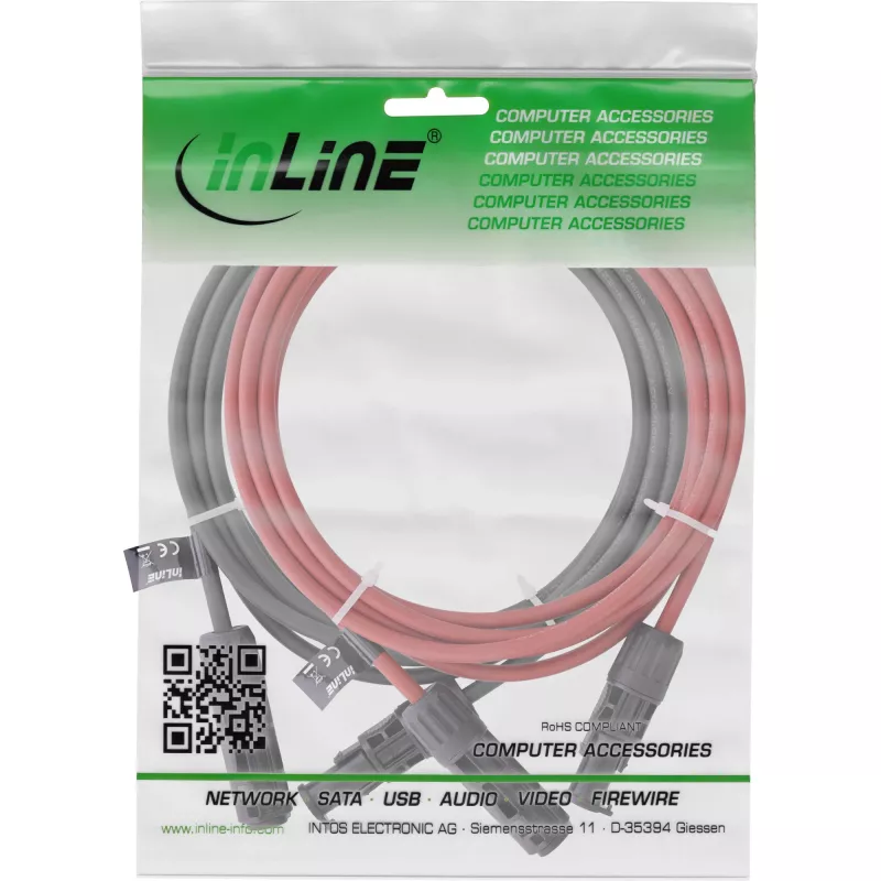 Cavo media tensione InLine 95607 rosso nero 1500V 7.5m