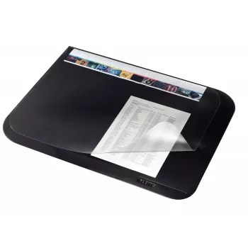Sottomano LEITZ 5312-00-95, PVC nero, 650×500 mm