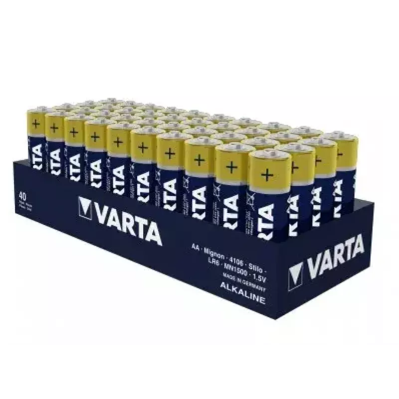 Batteria monouso Varta Longlife AA confezione 40