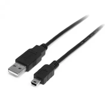 Cavo StarTech.com Mini-USB 2.0 1m – A a Mini B – M/M, 1 m, USB A, Mini-USB B, USB 2.0, 0,48 Gbit/s, nero