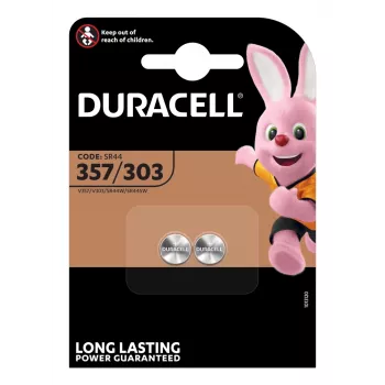 Batteria monouso Duracell 303/357 SR44 ossido d'argento (S)