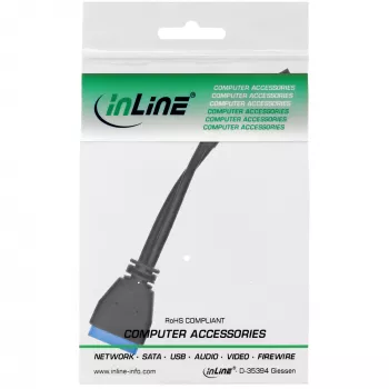 InLine USB 2.0 a 3.0 interno header USB 2.0 / USB 3.0 interno, 0,30 m