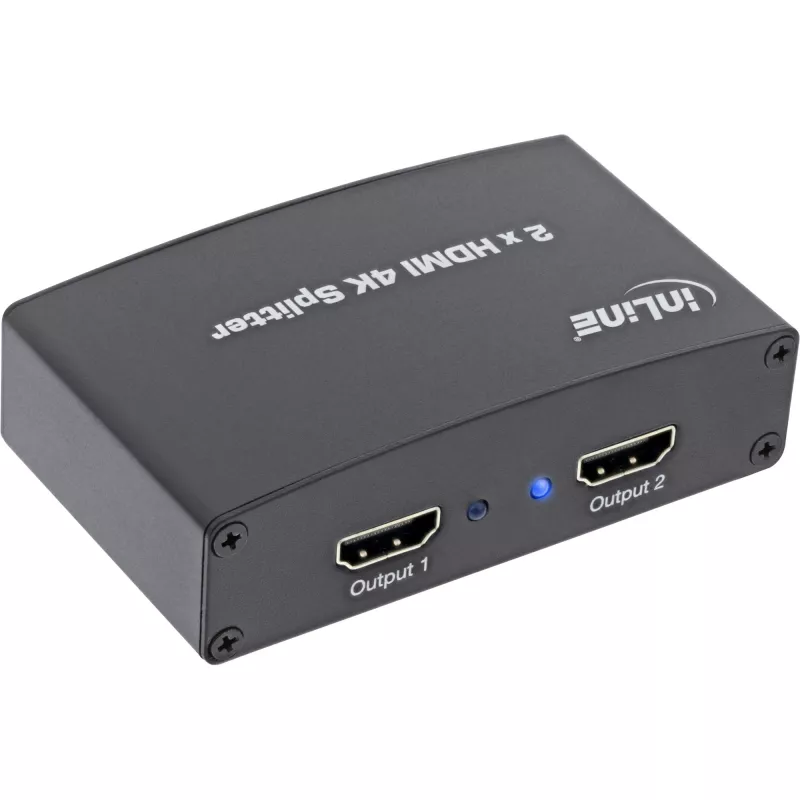 Splitter/distributore HDMI InLine, 2 vie, compatibile 4K2K