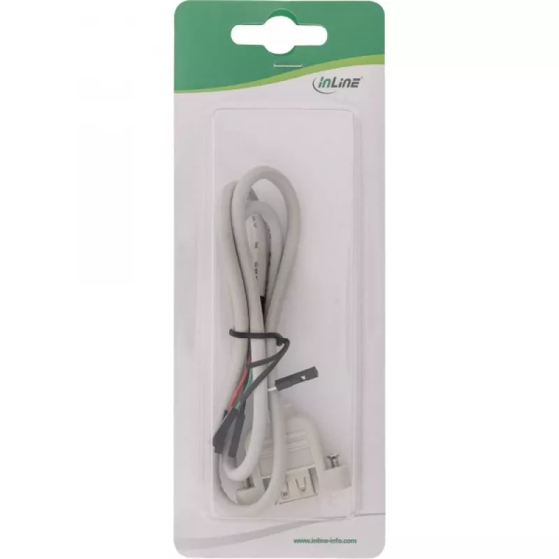 Cavo adattatore USB 2.0 InLine 33440F 0,60 m connettore femmina USB A / connessione header