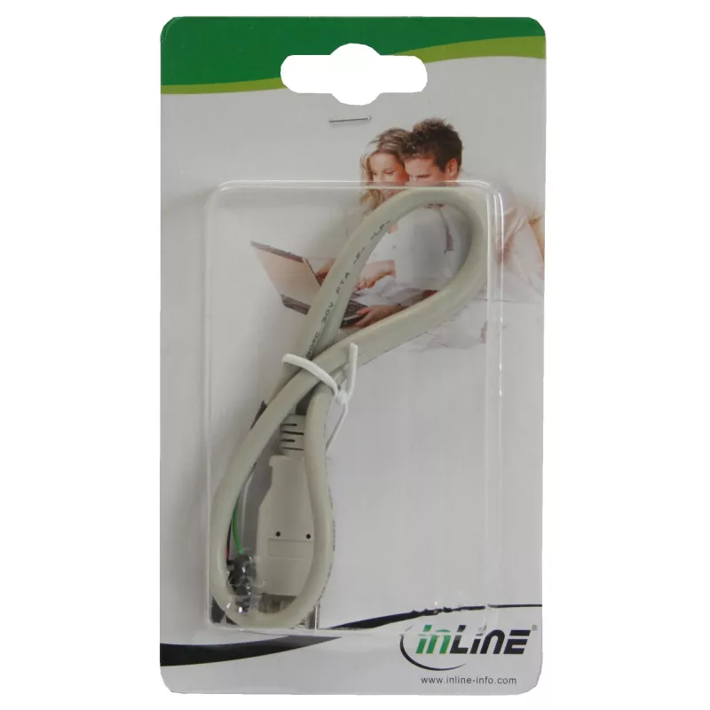 Cavo adattatore InLine USB 2.0 connettore femmina Type-A / connettore maschio a pettine, 0,40 m