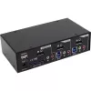 Switch KVM desktop InLine 2 porte DisplayPort hub USB 3.0 con audio