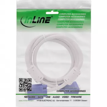 Cavo InLine S-VGA 15 HD grigio maschio/maschio 10 m