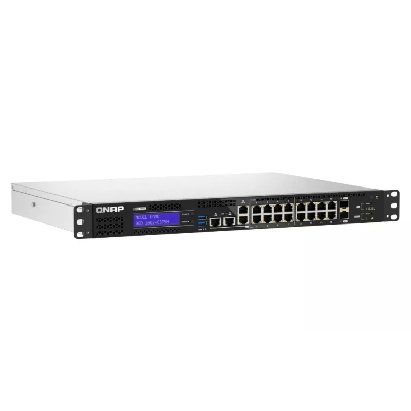 Switch di rete QNAP QGD-1602-C3758-16G Managed L2 2.5G Ethernet (100/1000/2500) nero, grigio