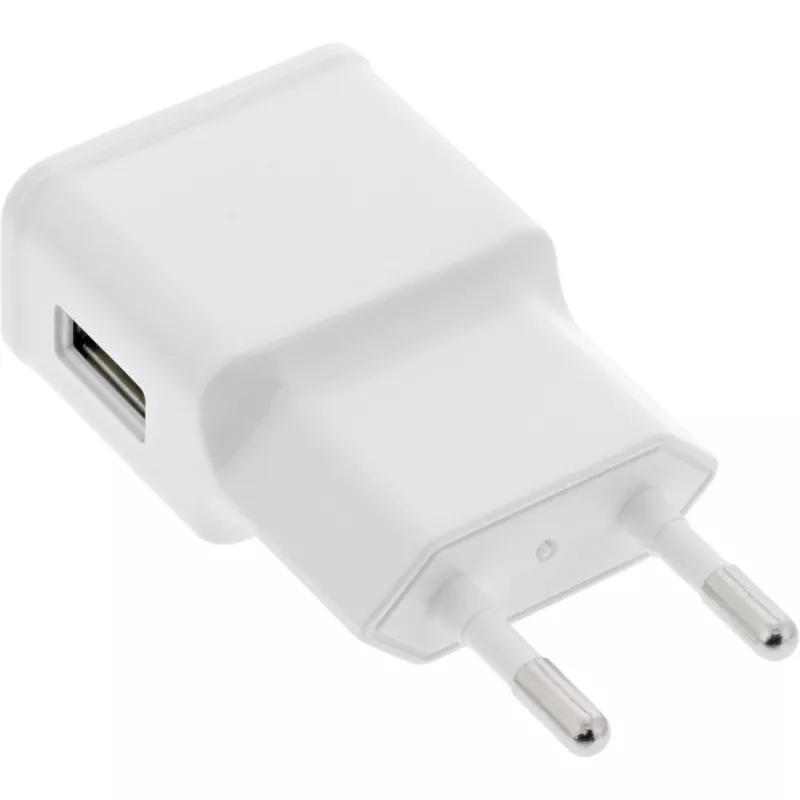 Alimentatore USB singolo InLine 31504W 100-240V a 5V/1,2A bianco