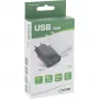 Alimentatore USB InLine DUO, 2 porte 100-240VAC a 5V / 2.1A bianco