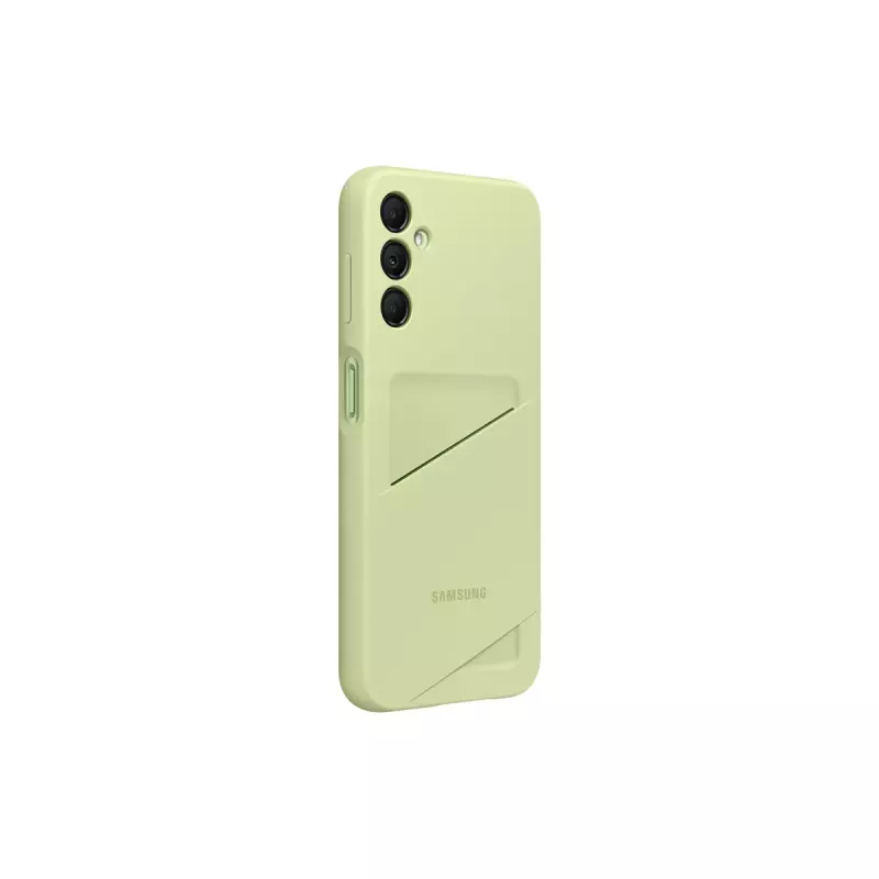 Samsung EF-OA146 cover posteriore con porta carte per Galaxy A14 / A14 5G, TPU, lime