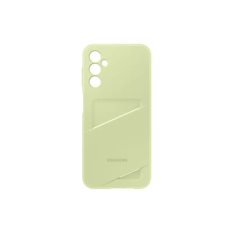 Samsung EF-OA146 cover posteriore con porta carte per Galaxy A14 / A14 5G, TPU, lime