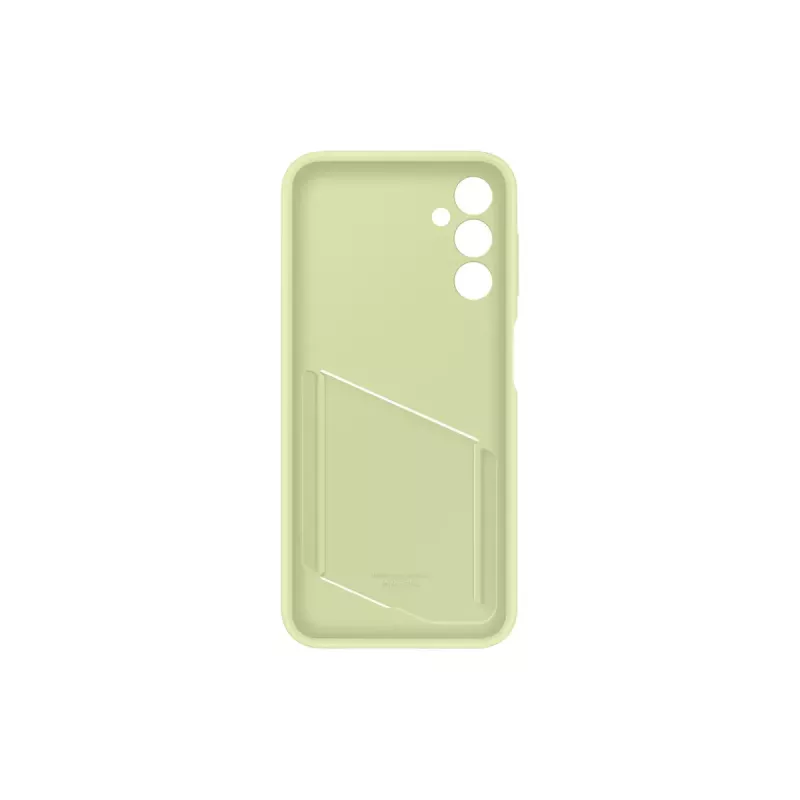 Samsung EF-OA146 cover posteriore con porta carte per Galaxy A14 / A14 5G, TPU, lime