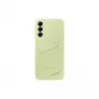 Samsung EF-OA146 cover posteriore con porta carte per Galaxy A14 / A14 5G, TPU, lime