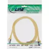 Cavo di rete InLine 72655Y giallo 0,5 m Cat6a S/FTP (S-STP)