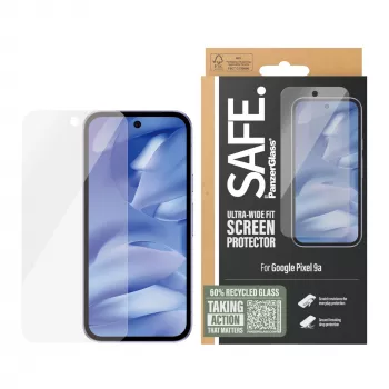 PanzerGlass SAFE. by ® protezione display Google Pixel 9a | Ultra-Wide Fit