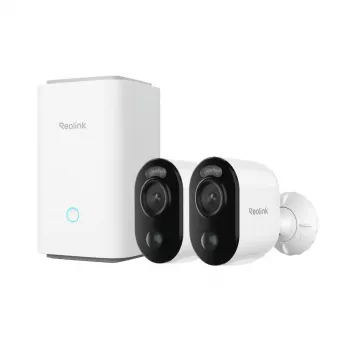 Unità base Reolink Hub 1 con 2x Argus Series B310 Indoor bianco