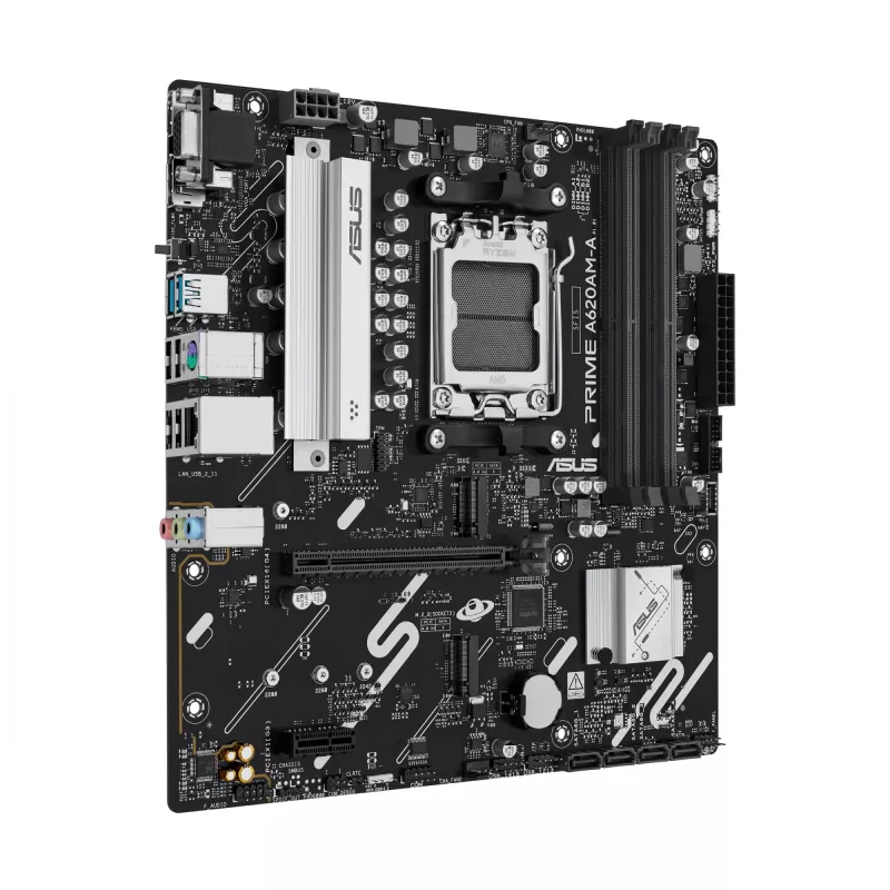 Scheda madre ASUS PRIME A620AM-A-CSM, A620, AM5, Micro ATX