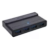 Switch di condivisione USB-C InLine 60604I con hub USB a 4 porte