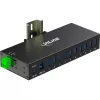 Hub di interfaccia InLine 35396C USB 3.2 Gen 1 (3.1 Gen 1) Type-B 5000 Mbit/s nero