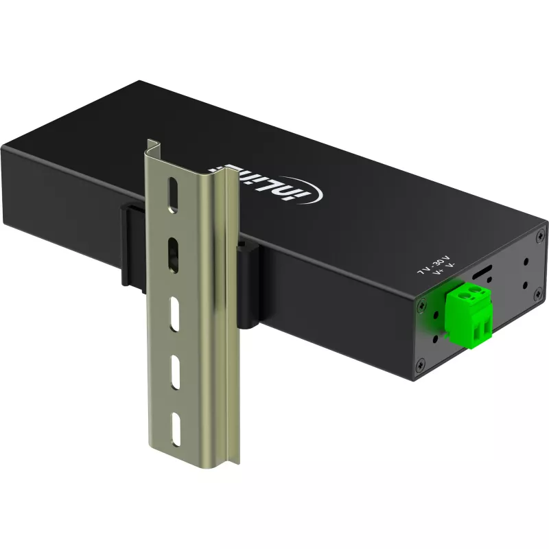 Hub di interfaccia InLine 35396C USB 3.2 Gen 1 (3.1 Gen 1) Type-B 5000 Mbit/s nero