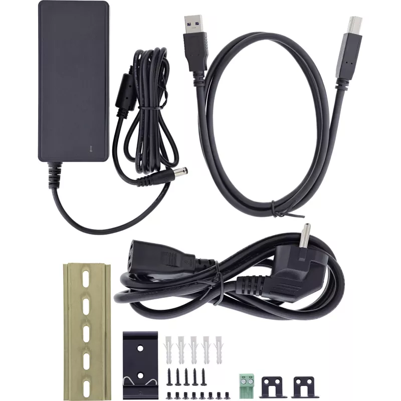 Hub di interfaccia InLine 35396C USB 3.2 Gen 1 (3.1 Gen 1) Type-B 5000 Mbit/s nero