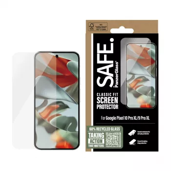 PanzerGlass SAFE. by ® pellicola protettiva display Google Pixel 10 Pro XL | 9 Pro XL | Classic Fit