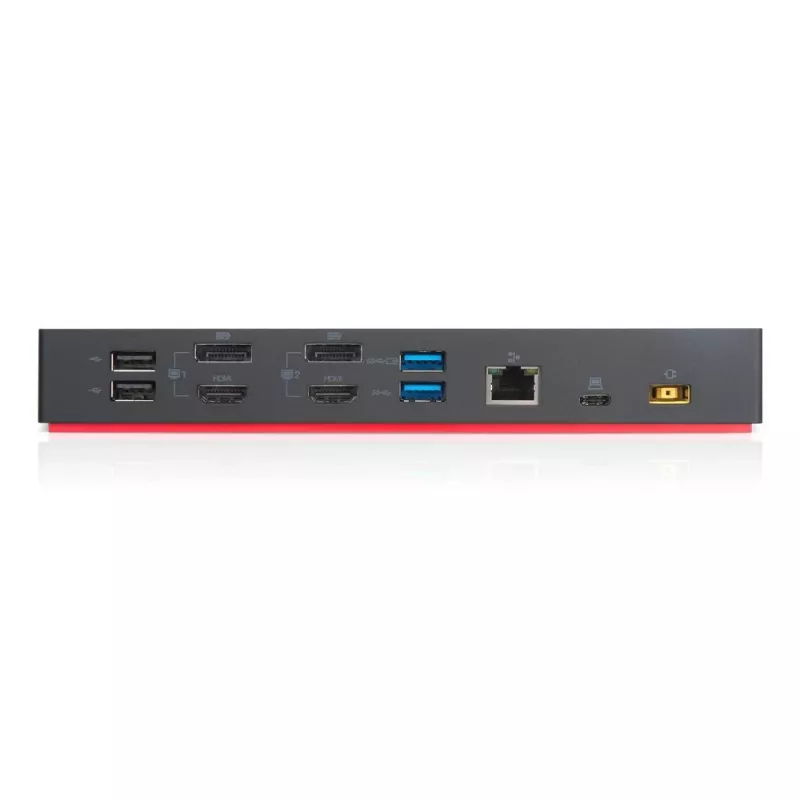 Lenovo ThinkPad Hybrid USB-C with USB-A Dock 40AF0135US docking station, USB 3.1 Gen 2, 2x HDMI, 2x DP, 1GbE, 135 W, versione US