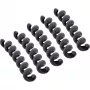InLine 59972D Organizer per cavi universale guaina per cavi nero 5 pz.