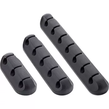 InLine 59971B Organizer per cavi universale clip per cavi nero
