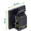 InLine 59971G Organizer per cavi universale ganci per cavi nero 100 pz.