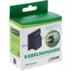 InLine 59971G Organizer per cavi universale ganci per cavi nero 100 pz.